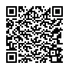 Código QR para número de teléfono +12543940340