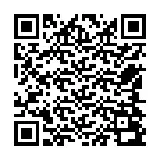 QR-код для номера телефона +12544092487