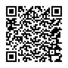 Kod QR dla numeru telefonu +12544334845