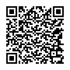 Código QR para número de telefone +12544335864