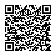 Código QR para número de teléfono +12544355866