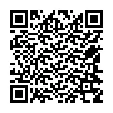 QR код за телефонен номер +12544358253