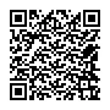 QR-Code für Telefonnummer +12544365657