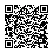 QR-код для номера телефона +12544428706