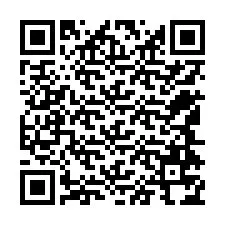 Código QR para número de teléfono +12544774561