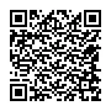 QR-код для номера телефона +12544779186