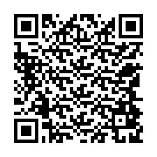 QR-code voor telefoonnummer +12544829564