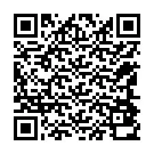 QR-Code für Telefonnummer +12544830311