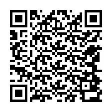 QR-Code für Telefonnummer +12544832132