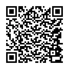 QR-kood telefoninumbri jaoks +12544832878