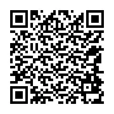 Código QR para número de telefone +12544835580