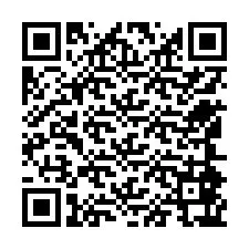 Código QR para número de telefone +12544867816