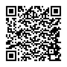 Kod QR dla numeru telefonu +12544870596