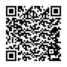 Código QR para número de telefone +12544873696