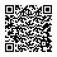 QR Code pour le numéro de téléphone +12544878421