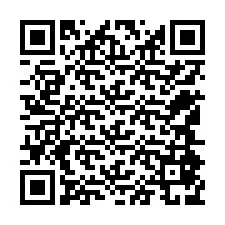 Código QR para número de teléfono +12544879871