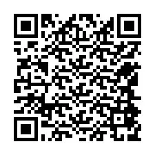 QR Code สำหรับหมายเลขโทรศัพท์ +12544879872