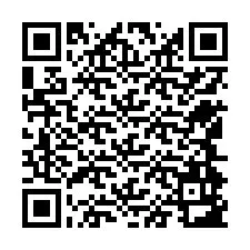 QR код за телефонен номер +12544983562