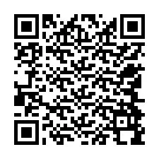 QR-Code für Telefonnummer +12544998638