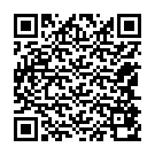 Código QR para número de telefone +12545870675