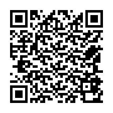 QR-code voor telefoonnummer +12545870917