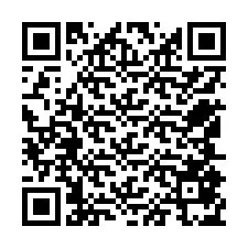 Codice QR per il numero di telefono +12545875793