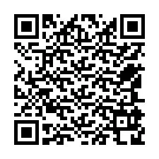 QR-код для номера телефона +12545928443