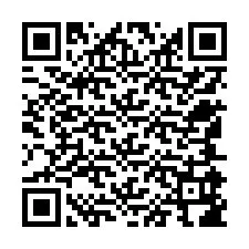 Código QR para número de teléfono +12545986084