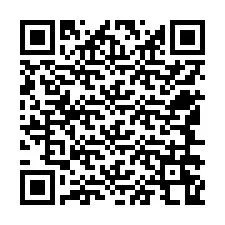 Código QR para número de teléfono +12546268824