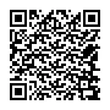 Código QR para número de teléfono +12546797627