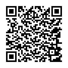 QR-code voor telefoonnummer +12546803418