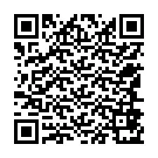 Kode QR untuk nomor Telepon +12546871864