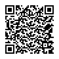 QR-code voor telefoonnummer +12547109663