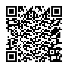 Codice QR per il numero di telefono +12547163143