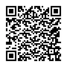 QR kód a telefonszámhoz +12547169259