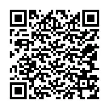 QR-code voor telefoonnummer +12547174529