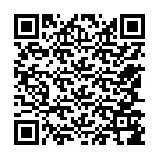 QR-code voor telefoonnummer +12547186366