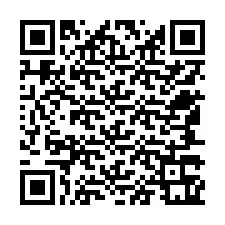 Codice QR per il numero di telefono +12547361884