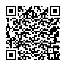 QR-koodi puhelinnumerolle +12547361885