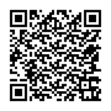 Codice QR per il numero di telefono +12547361886