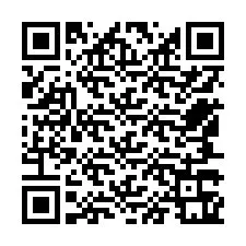 QR kód a telefonszámhoz +12547361887