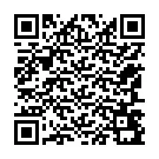 QR код за телефонен номер +12547491515