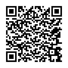 QR-code voor telefoonnummer +12547499019