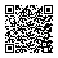 QR-code voor telefoonnummer +12547560249