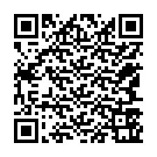 QR kód a telefonszámhoz +12547561821