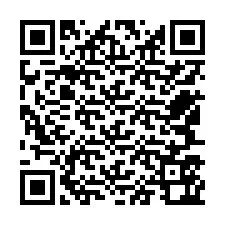 Kod QR dla numeru telefonu +12547562137