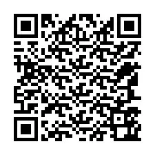 Kode QR untuk nomor Telepon +12547562141