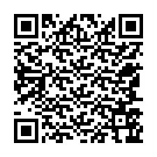 Codice QR per il numero di telefono +12547566594