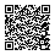 Código QR para número de teléfono +12547570709