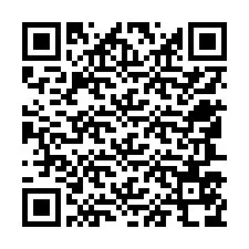 Código QR para número de teléfono +12547578558